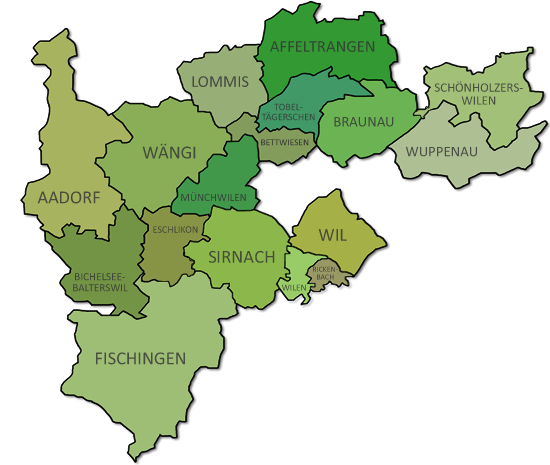 Karte Hinterthurgau